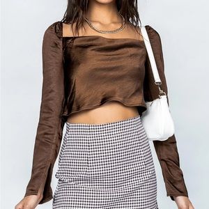 Princess Polly Love Song Top - Brown
